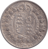 1891 HALFCROWN ( VF ) - WORLD COINS - Cambridgeshire Coins