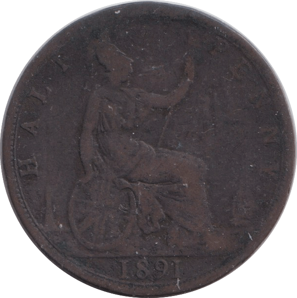 1891 HALFPENNY ( FAIR ) - HALFPENNY - Cambridgeshire Coins