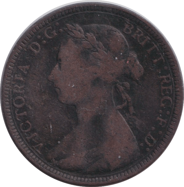 1891 HALFPENNY ( FINE ) - HALFPENNY - Cambridgeshire Coins