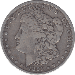1891 MORGAN DOLLAR USA - WORLD COINS - Cambridgeshire Coins