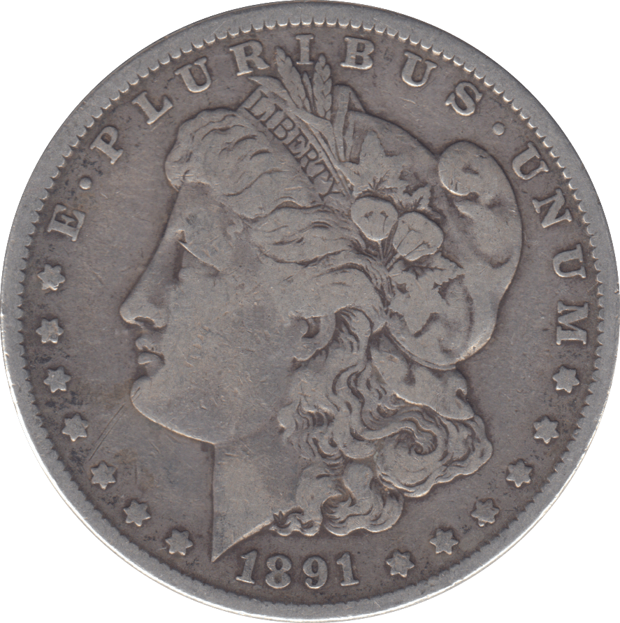 1891 MORGAN DOLLAR USA - WORLD COINS - Cambridgeshire Coins