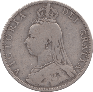 1891 ONE FLORIN ( FINE ) - FLORIN - Cambridgeshire Coins