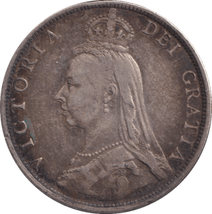 1891 ONE FLORIN ( VF ) - FLORIN - Cambridgeshire Coins