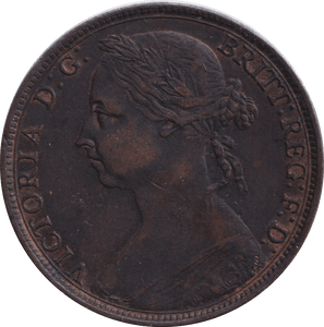 1891 PENNY ( AUNC ) - PENNY - Cambridgeshire Coins