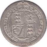 1891 SHILLING ( AUNC ) - SHILLING - Cambridgeshire Coins
