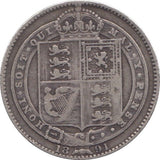 1891 SHILLING ( FINE ) - SHILLING - Cambridgeshire Coins