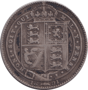1891 SHILLING ( GF ) - SHILLING - Cambridgeshire Coins