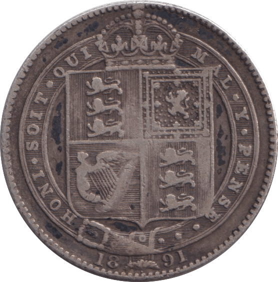 1891 SHILLING ( GF ) - SHILLING - Cambridgeshire Coins