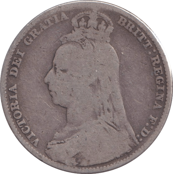 1891 SHILLING ( NF ) - SHILLING - Cambridgeshire Coins