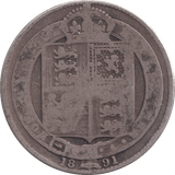 1891 SHILLING ( NF ) - SHILLING - Cambridgeshire Coins