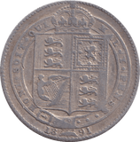 1891 SHILLING ( VF ) - SHILLING - Cambridgeshire Coins