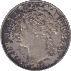 1891 SILVER 20 CENT STRAIT SETTLEMENT - SILVER WORLD COINS - Cambridgeshire Coins
