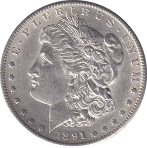 1891 SILVER DOLLAR USA - SILVER WORLD COINS - Cambridgeshire Coins