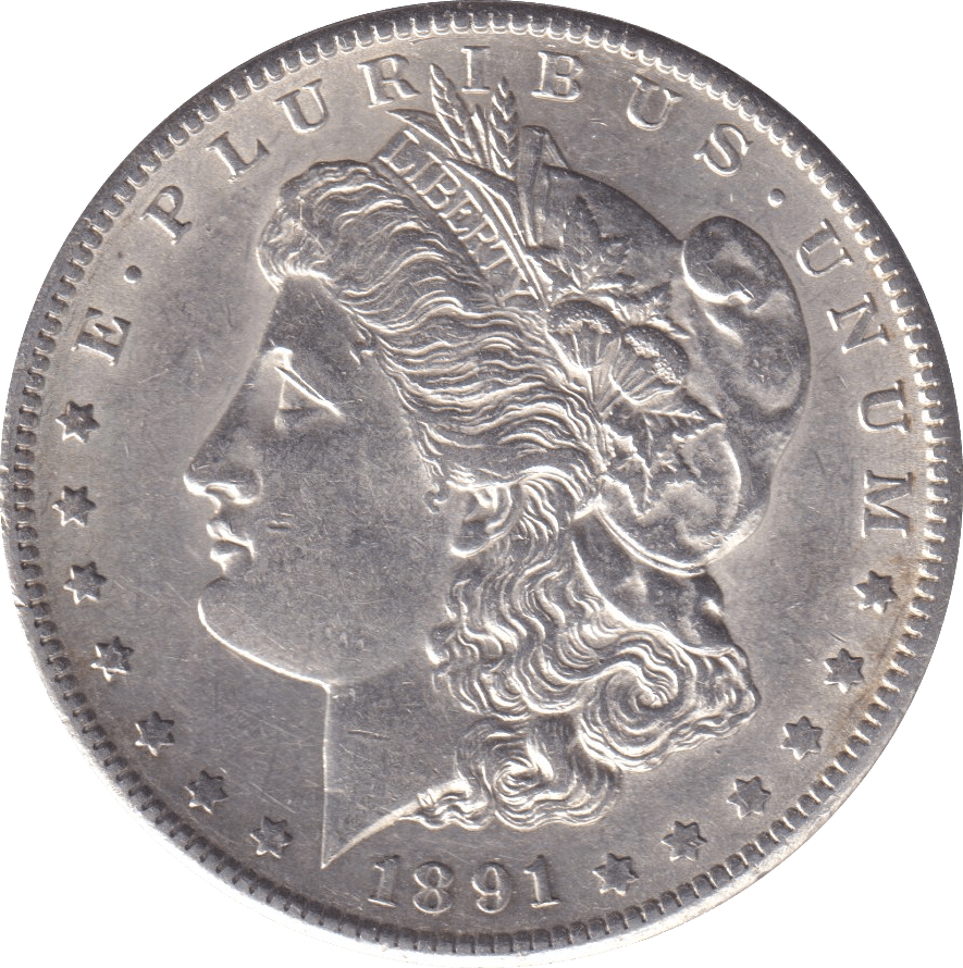 1891 SILVER DOLLAR USA - SILVER WORLD COINS - Cambridgeshire Coins