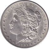 1891 SILVER DOLLAR USA - SILVER WORLD COINS - Cambridgeshire Coins