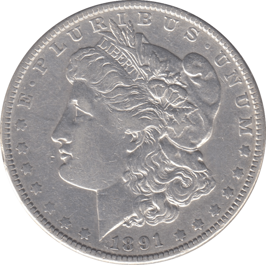 1891 SILVER DOLLAR USA - SILVER WORLD COINS - Cambridgeshire Coins