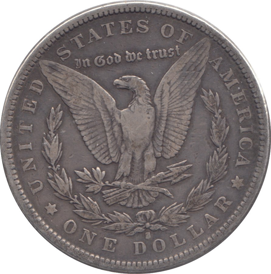 1891 SILVER MORGAN DOLLAR USA SAN FRANCISCO - SILVER WORLD COINS - Cambridgeshire Coins