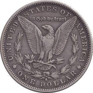 1891 SILVER MORGAN DOLLAR USA - SILVER WORLD COINS - Cambridgeshire Coins