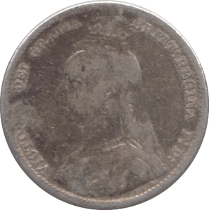 1891 SIXPENCE ( FAIR ) - SIXPENCE - Cambridgeshire Coins