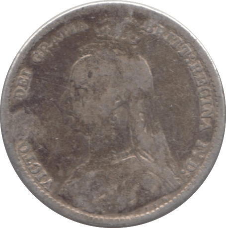 1891 SIXPENCE ( FAIR ) - SIXPENCE - Cambridgeshire Coins