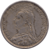 1891 SIXPENCE ( GF ) - SIXPENCE - Cambridgeshire Coins