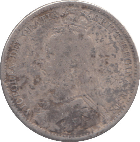 1891 SIXPENCE ( NF ) - SIXPENCE - Cambridgeshire Coins
