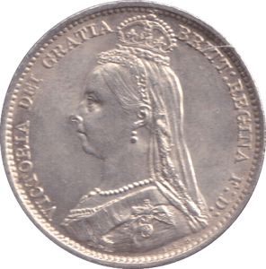 1891 SIXPENCE ( UNC ) - SIXPENCE - Cambridgeshire Coins