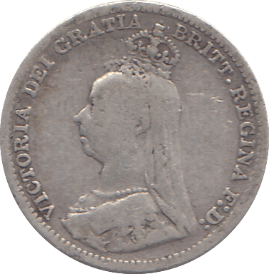 1891 THREEPENCE ( F ) - WORLD COINS - Cambridgeshire Coins