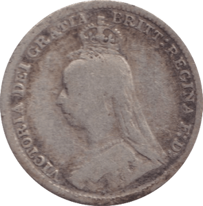 1891 THREEPENCE ( FINE ) 2 - Threepence - Cambridgeshire Coins