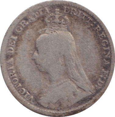1891 THREEPENCE ( FINE ) - Threepence - Cambridgeshire Coins