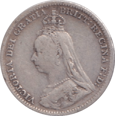 1891 THREEPENCE ( GF ) - THREEPENCE - Cambridgeshire Coins