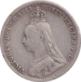 1891 THREEPENCE ( GF ) - THREEPENCE - Cambridgeshire Coins