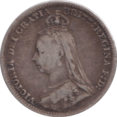 1891 THREEPENCE ( GF ) - THREEPENCE - Cambridgeshire Coins