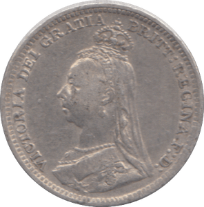 1891 THREEPENCE ( GF ) - THREEPENCE - Cambridgeshire Coins