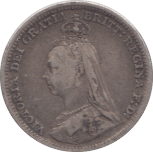 1891 THREEPENCE ( GF ) - THREEPENCE - Cambridgeshire Coins