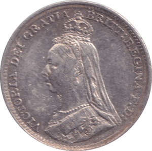 1891 THREEPENCE ( GVF ) - THREEPENCE - Cambridgeshire Coins