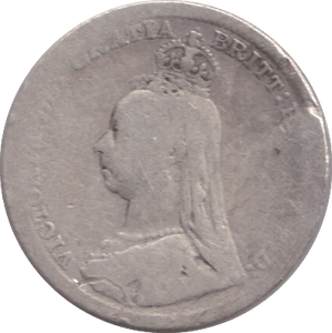 1891 THREEPENCE ( NF ) - THREEPENCE - Cambridgeshire Coins