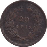 1892 20 REIS PORTUGAL - WORLD COINS - Cambridgeshire Coins