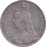 1892 CROWN 3 ( FINE ) - CROWN - Cambridgeshire Coins