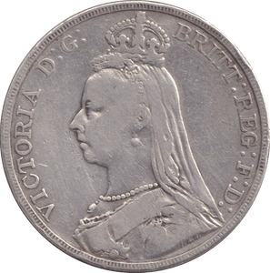1892 CROWN 7 ( FINE ) - CROWN - Cambridgeshire Coins