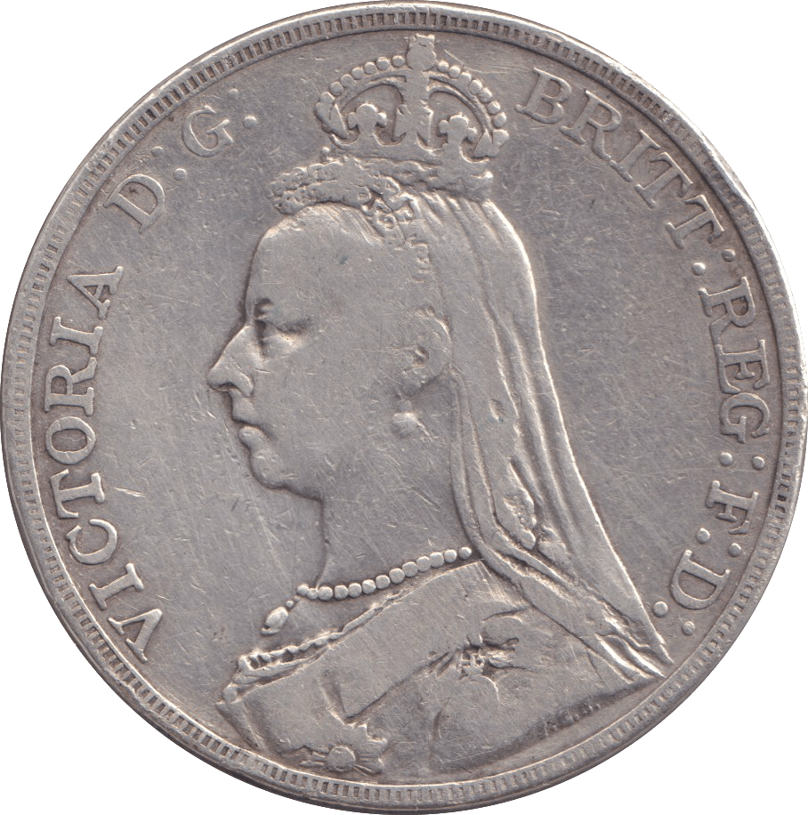 1892 CROWN 7 ( FINE ) - CROWN - Cambridgeshire Coins
