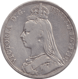 1892 CROWN 7 ( FINE ) - CROWN - Cambridgeshire Coins