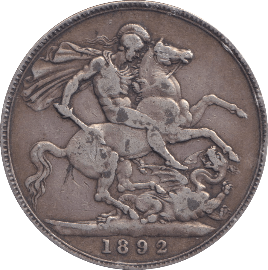 1892 CROWN B ( GF ) - CROWN - Cambridgeshire Coins