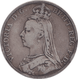1892 CROWN B ( GF ) - CROWN - Cambridgeshire Coins