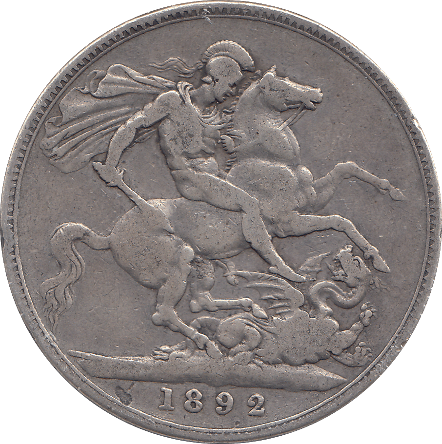 1892 CROWN ( F ) - WORLD COINS - Cambridgeshire Coins