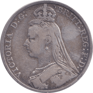 1892 CROWN ( FINE ) - CROWN - Cambridgeshire Coins