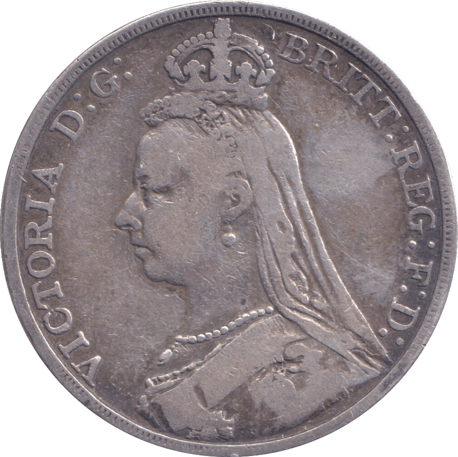 1892 CROWN ( FINE ) - CROWN - Cambridgeshire Coins