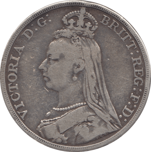 1892 CROWN ( FINE ) - CROWN - Cambridgeshire Coins