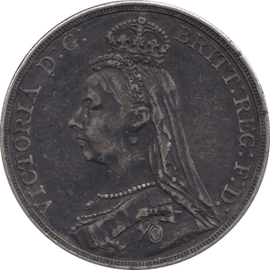 1892 CROWN ( FINE ) - CROWN - Cambridgeshire Coins