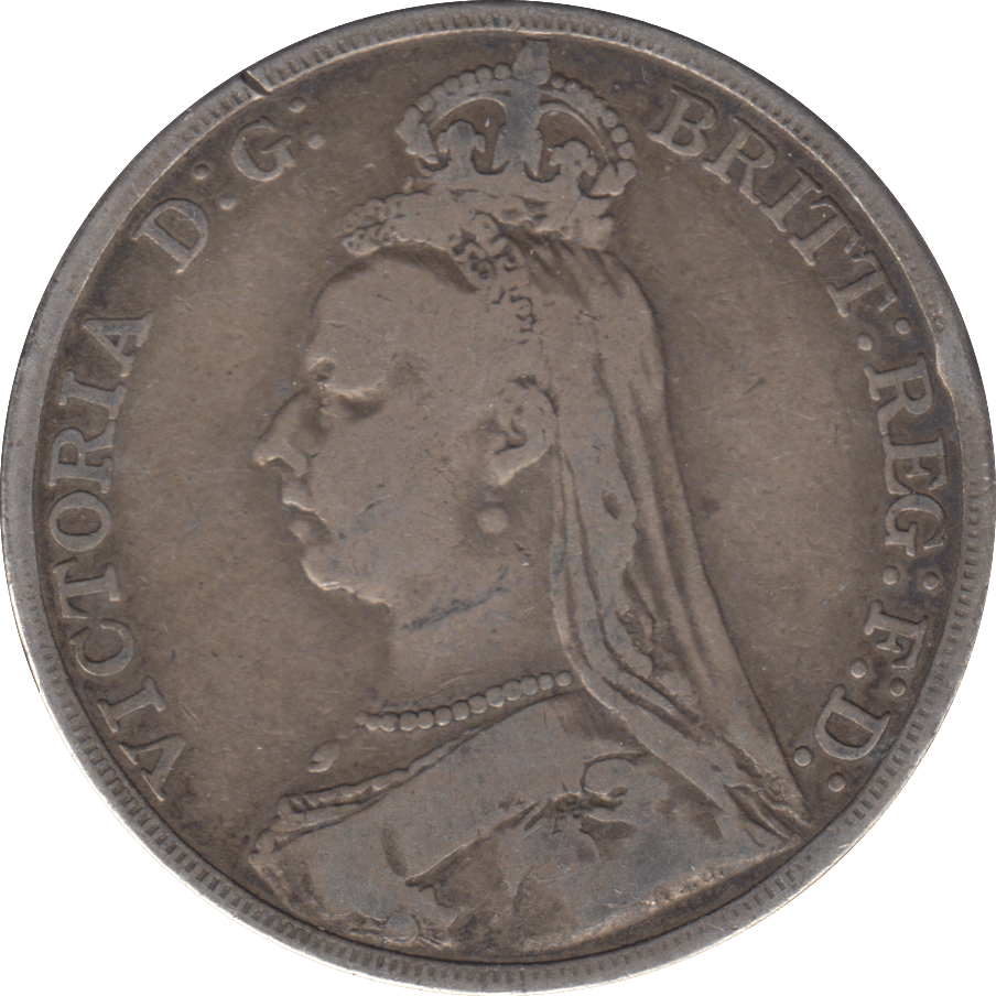 1892 CROWN ( FINE ) - CROWN - Cambridgeshire Coins